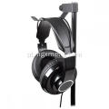 Suporte de fone de ouvido de metal personalizado com revestimento preto com pó preto